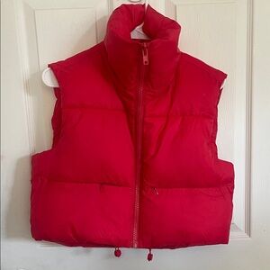 Red Puffer Vest